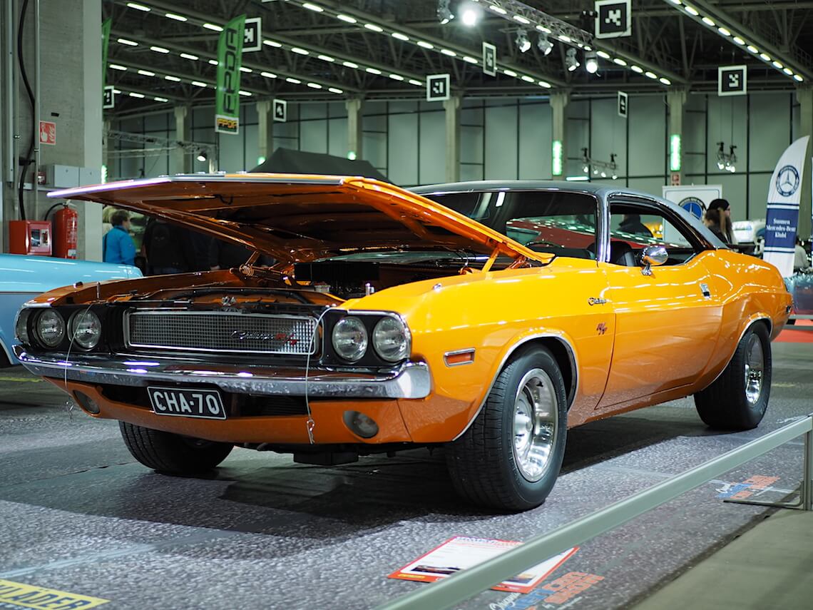 1970-Dodge-Challenger-ACS2018-KaiLappalainen-CCBY40-WheelsFI Tekijä: Kai Lappalainen, lisenssi: CC-BY-40
