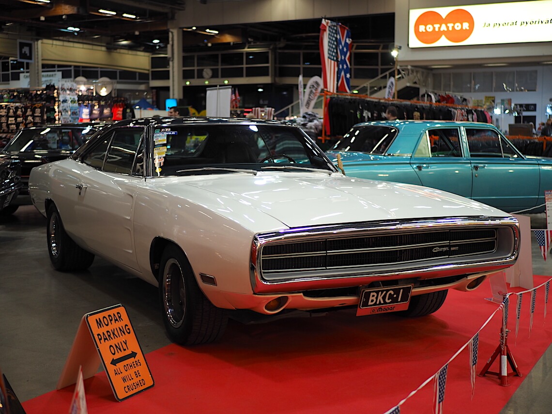 1970-Dodge-Charger-528CID-TF727-KaiLappalainen-CCBY40-WheelsFI Tekijä: Kai Lappalainen, lisenssi: CC-BY-40