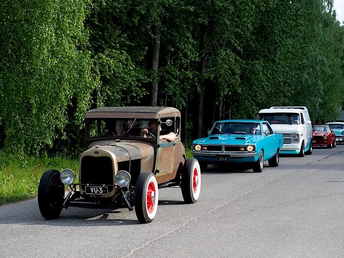 1928 Ford model A standard coupe. Kuva: Kai Lappalainen, lisenssi: CC-BY-40.