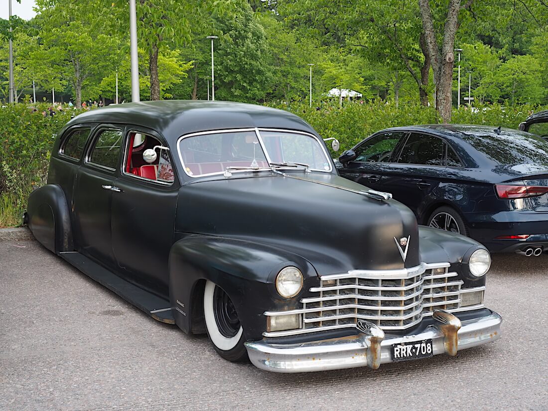 1946 Cadillac 75-series Miller Hearse. Tekijä: Kai Lappalainen, lisenssi: CC-BY-40.