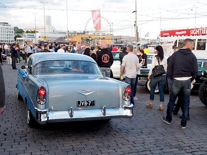 1956 Chevrolet Bel Air Sport coupe. Kuva: Kai Lappalainen, lisenssi: CC-BY-40.