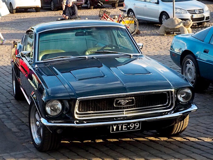 1968 Ford Mustang Fastback. Kuva: Kai Lappalainen, lisenssi: CC-BY-40.