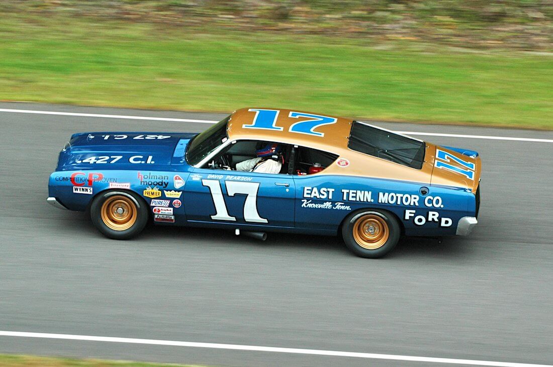 1968 Ford Torino Holman&Moody kilpa-auto. Kuva: Jim Culp, lisenssi: CCBYNC20.