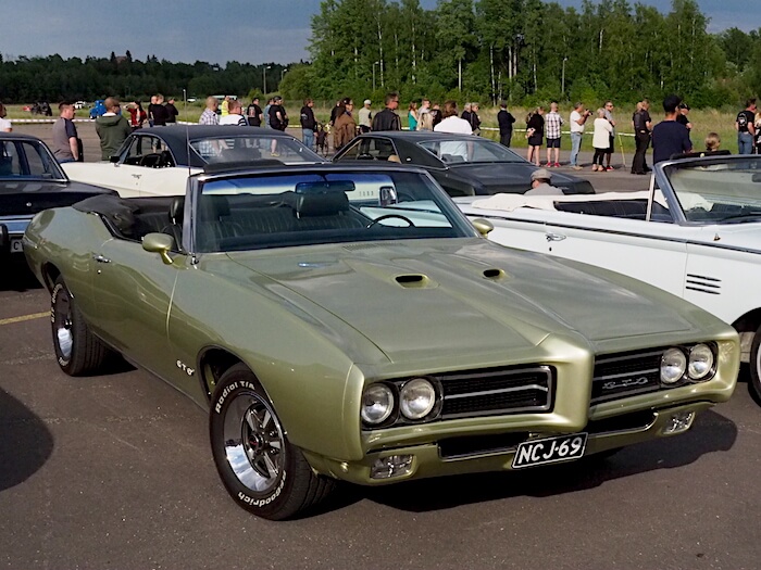 1969 Pontiac GTO convertible. Kuva: Kai Lappalainen, lisenssi: CC-BY-40.