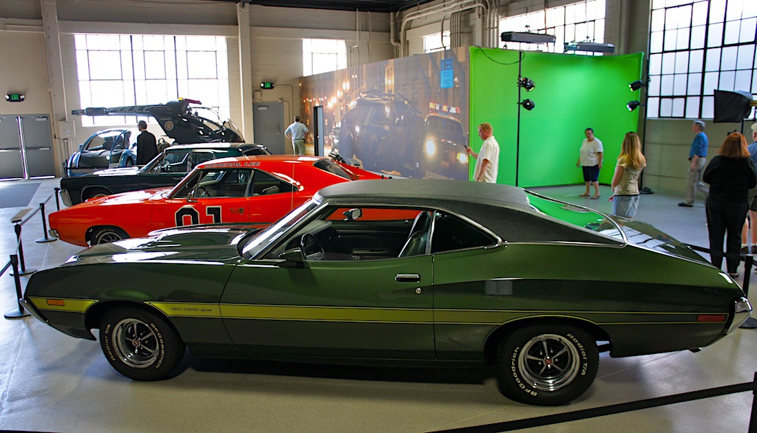 Clint Eastwoodin 1972 Ford Gran Torino. Tekijä: Michelle Van Gerven, lisenssi: CC-BY-NC-20.