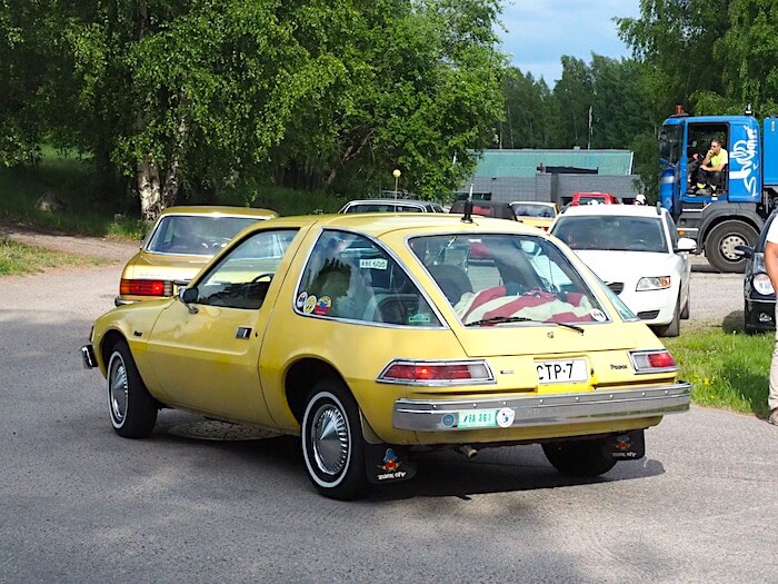 1976 AMC Pacer 232cid. Kuva: Kai Lappalainen, lisenssi: CC-BY-40.