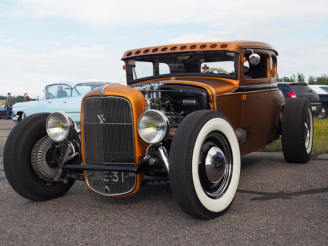 1931 Ford A 5-window coupe rodi. Tekijä: Kai Lappalainen, lisenssi: CC-BY-40.