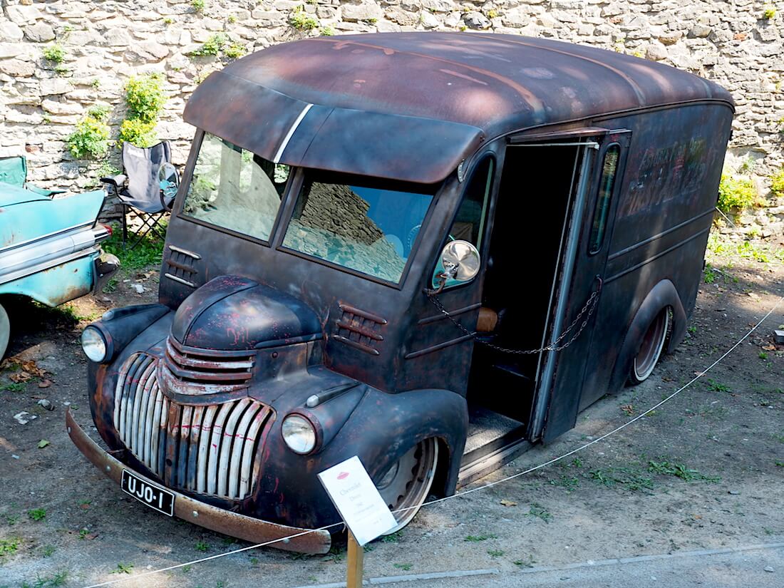 1942 Chevrolet Divco custom. Tekijä: Kai Lappalainen, lisenssi: CC-BY-40.