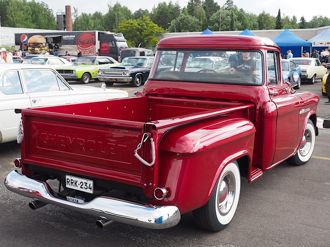 1955 Chevolet 3100 pickup. Tekijä: Kai Lappalainen, lisenssi: CC-BY-40.