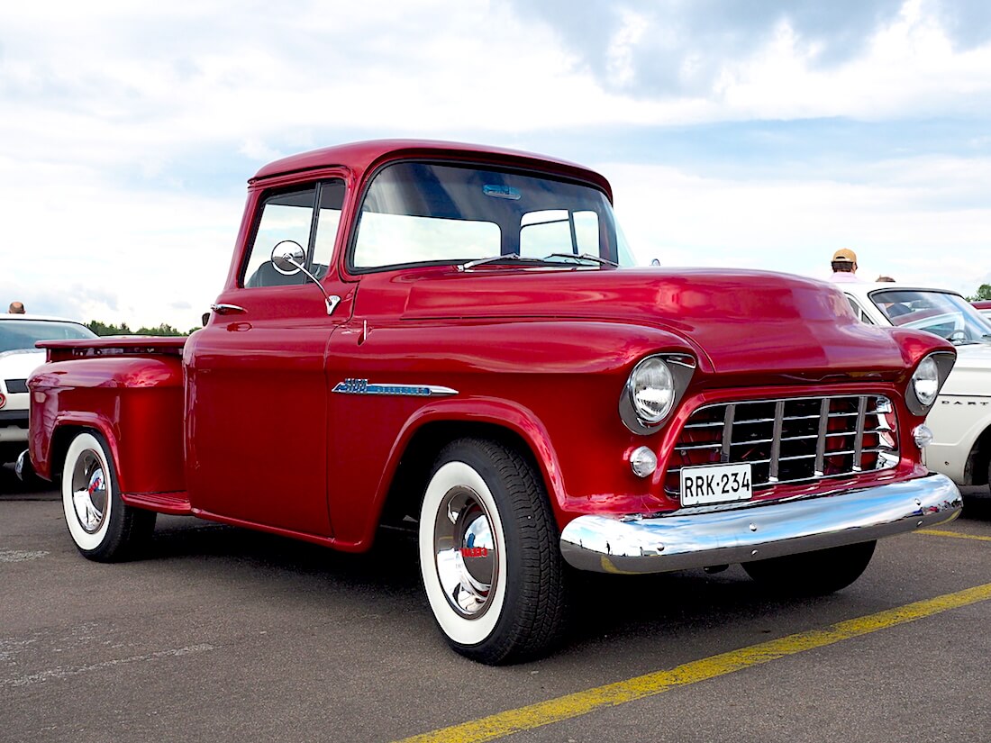 1955 Chevolet 3100 pickup. Tekijä: Kai Lappalainen, lisenssi: CC-BY-40.