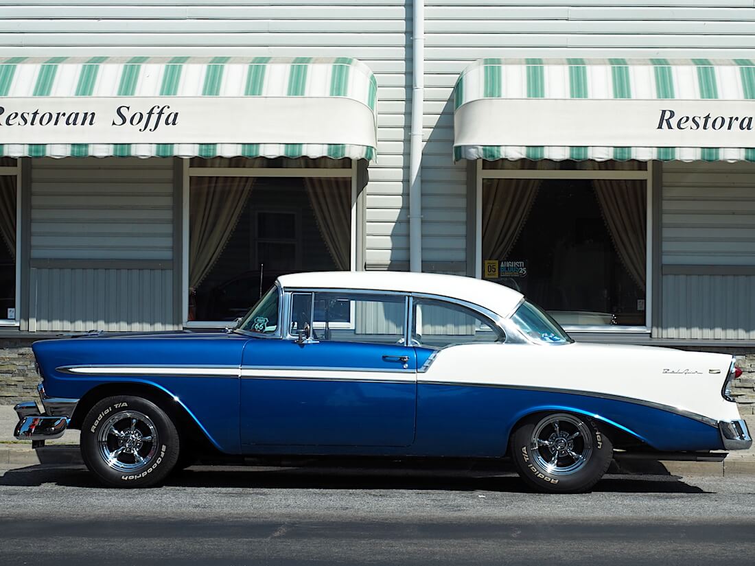 1956 Chevrolet BelAir. Tekijä: Kai Lappalainen, lisenssi: CC-BY-40.