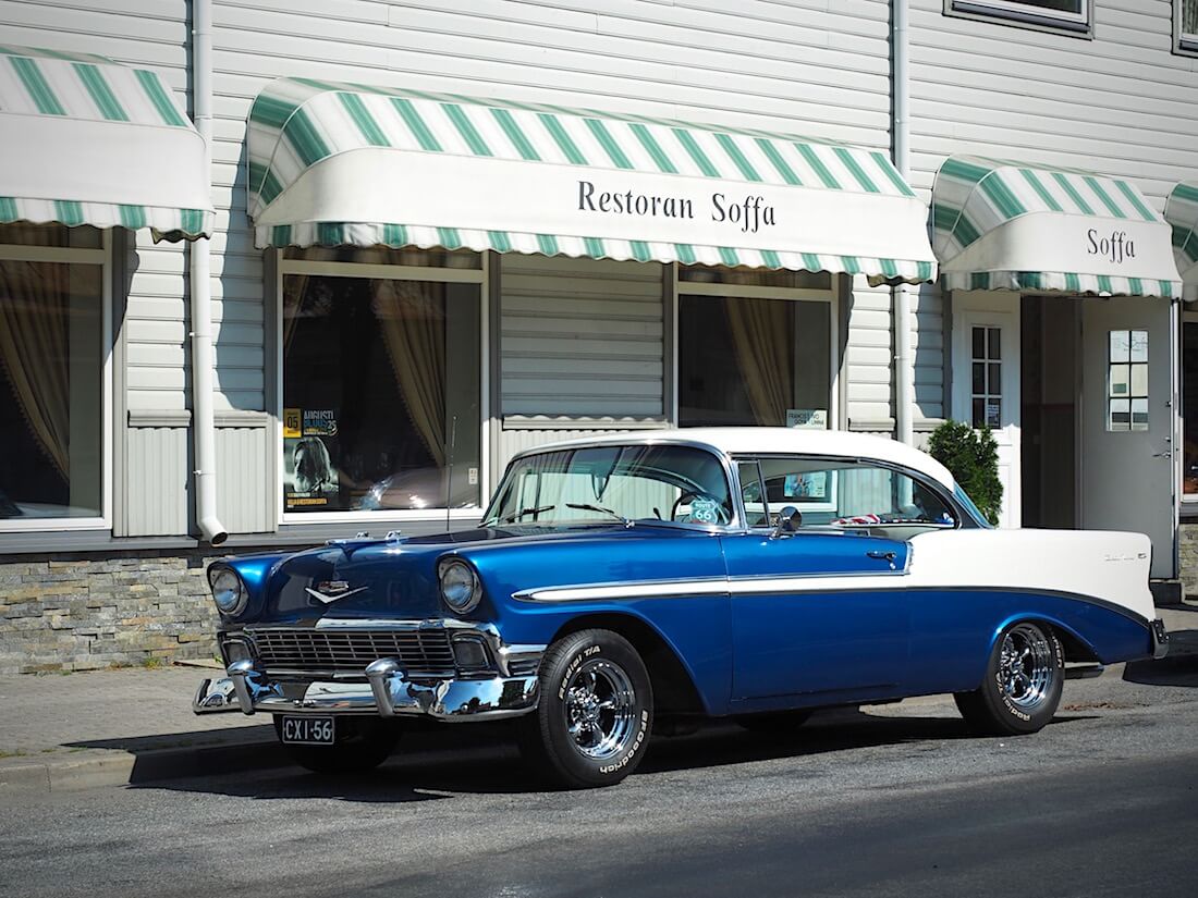 1956 Chevrolet BelAir. Tekijä: Kai Lappalainen, lisenssi: CC-BY-40.