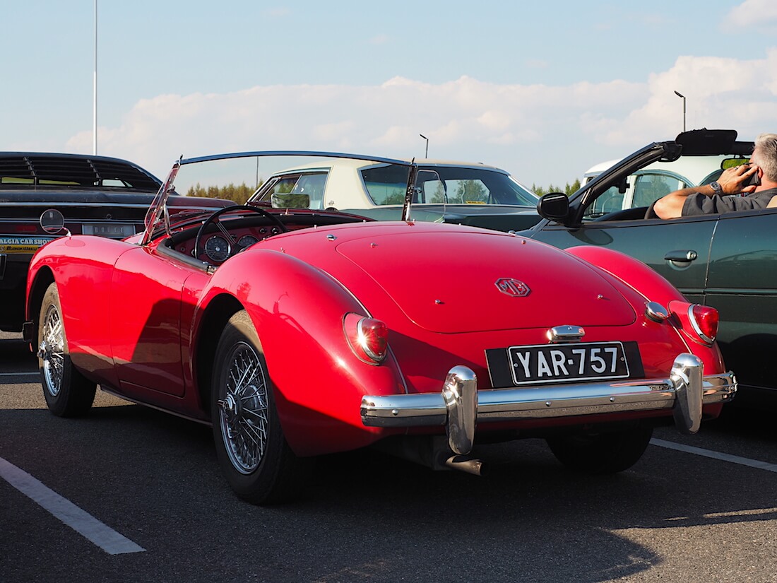 Brittiklassikko 1957 MG MGA Roadster. Tekijä: Kai Lappalainen. Lisenssi: CC-BY-40.