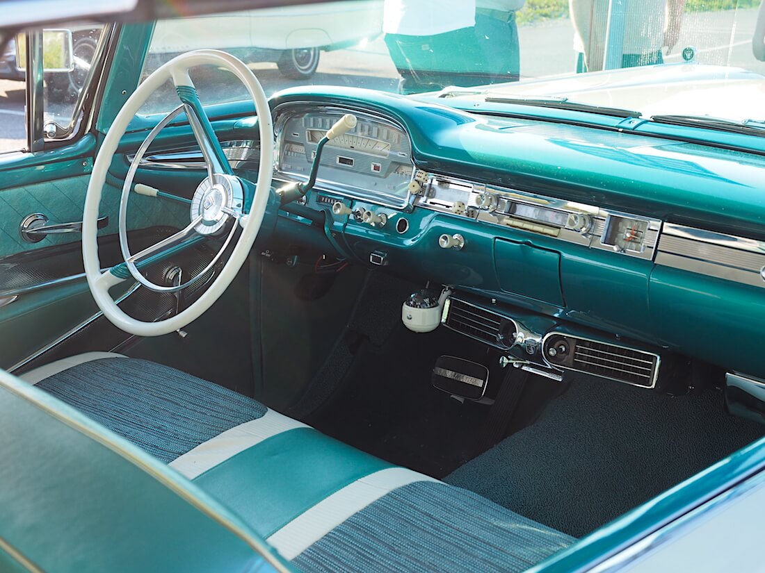 1959 Ford Fairline Galaxie alkuperäisellä Select Aire ilmastoinnilla. Tekijä: Kai Lappalainen. Lisenssi: CC-BY-40.