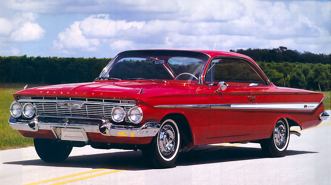 1961 Chevrolet Impala SS 360-hevosvoimaisella 409cid V8-moottorilla. Tekijä: Rex Gray, lisenssi: CCBY20.