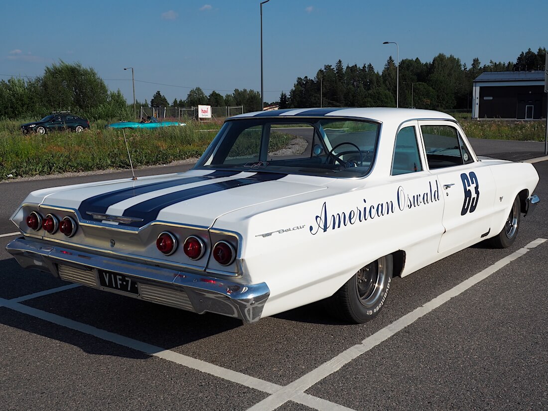 American Oswald - 1963 Chevrolet Bel Air 2d Sedan. Tekijä: Kai Lappalainen. Lisenssi: CC-BY-40.