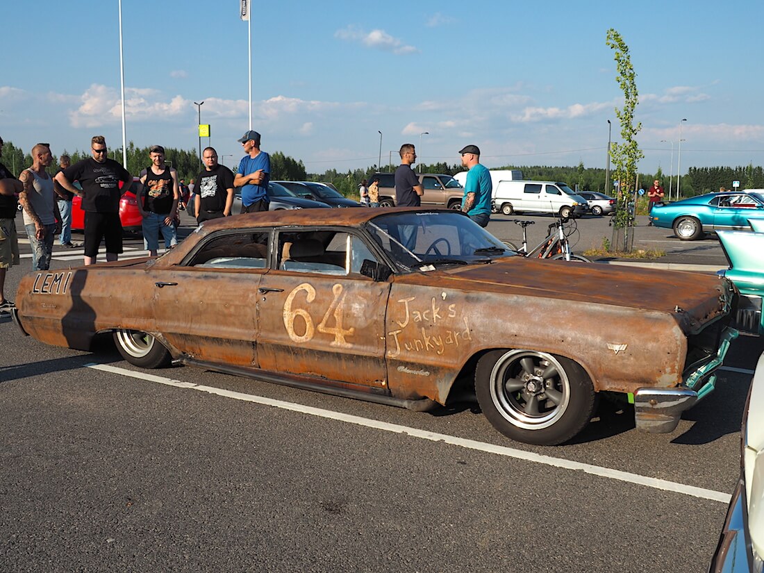 1964 Chevrolet Bel Air 4d rat-look. Tekijä: Kai Lappalainen. Lisenssi: CC-BY-40.