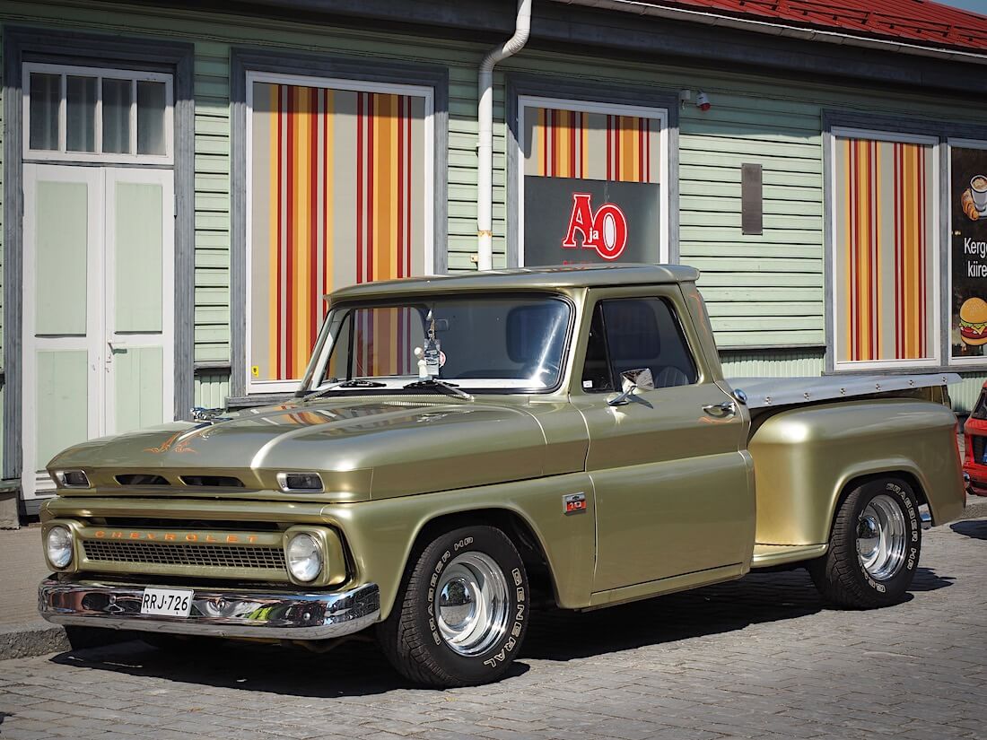 1966 Chevrolet C10 Stepside. Tekijä: Kai Lappalainen, lisenssi: CC-BY-40.