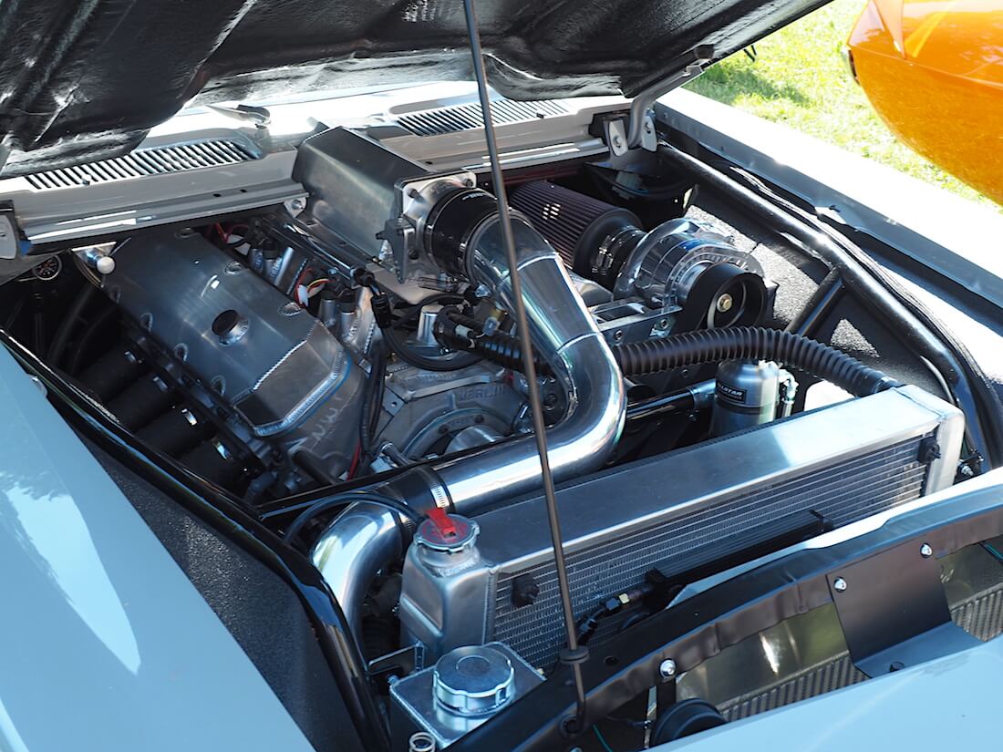 Mika Salon 1969 Chevrolet Camaron 540cid BBC V8-moottori.Tekijä: Kai Lappalainen, lisenssi: CC-BY-40.
