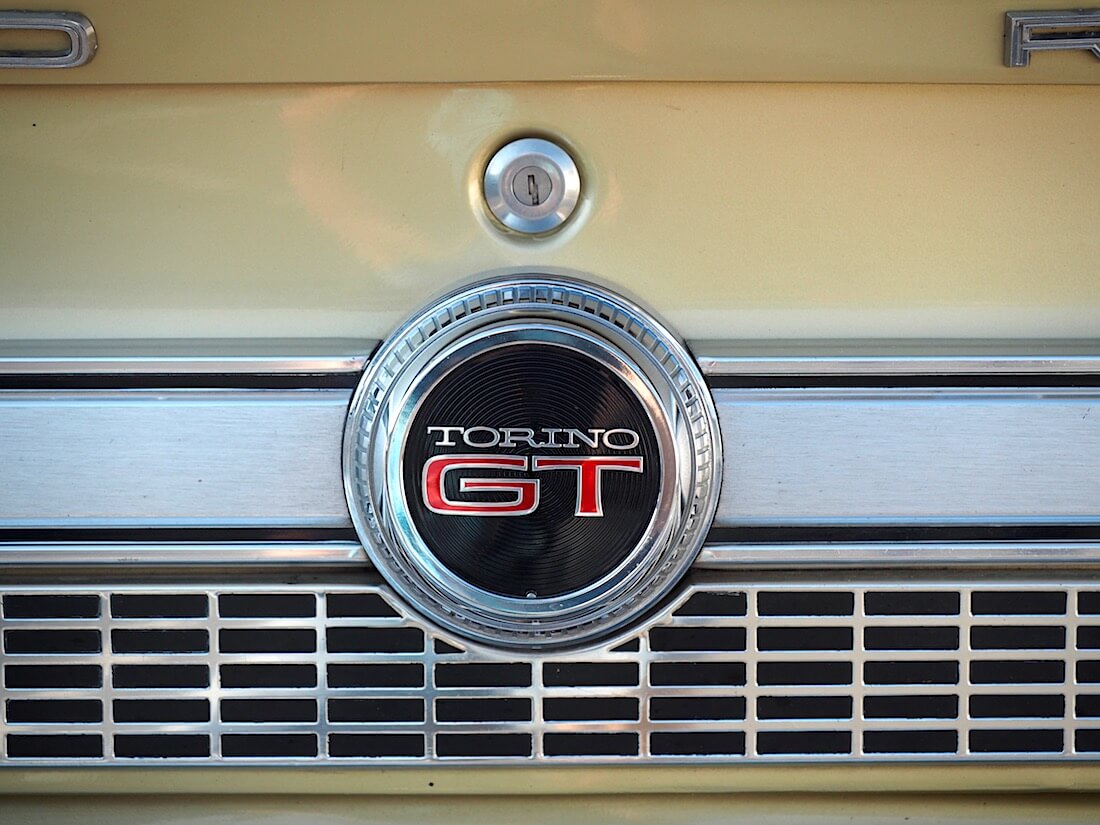 Ford Torino GT Fastbackin logo. Tekijä: Kai Lappalainen. Lisenssi: CC-BY-40.