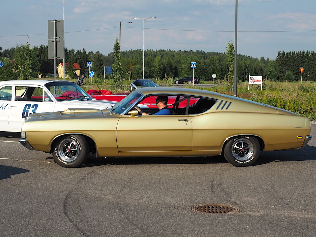 1969 Ford Torino GT Sportsroof. Tekijä: Kai Lappalainen. Lisenssi: CC-BY-40.