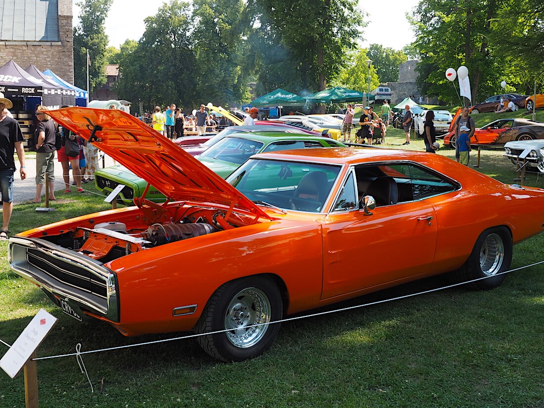 1970 Dodge Charger tuoreemmalla SRT8-tekniikalla.. Tekijä: Kai Lappalainen, lisenssi: CC-BY-40.