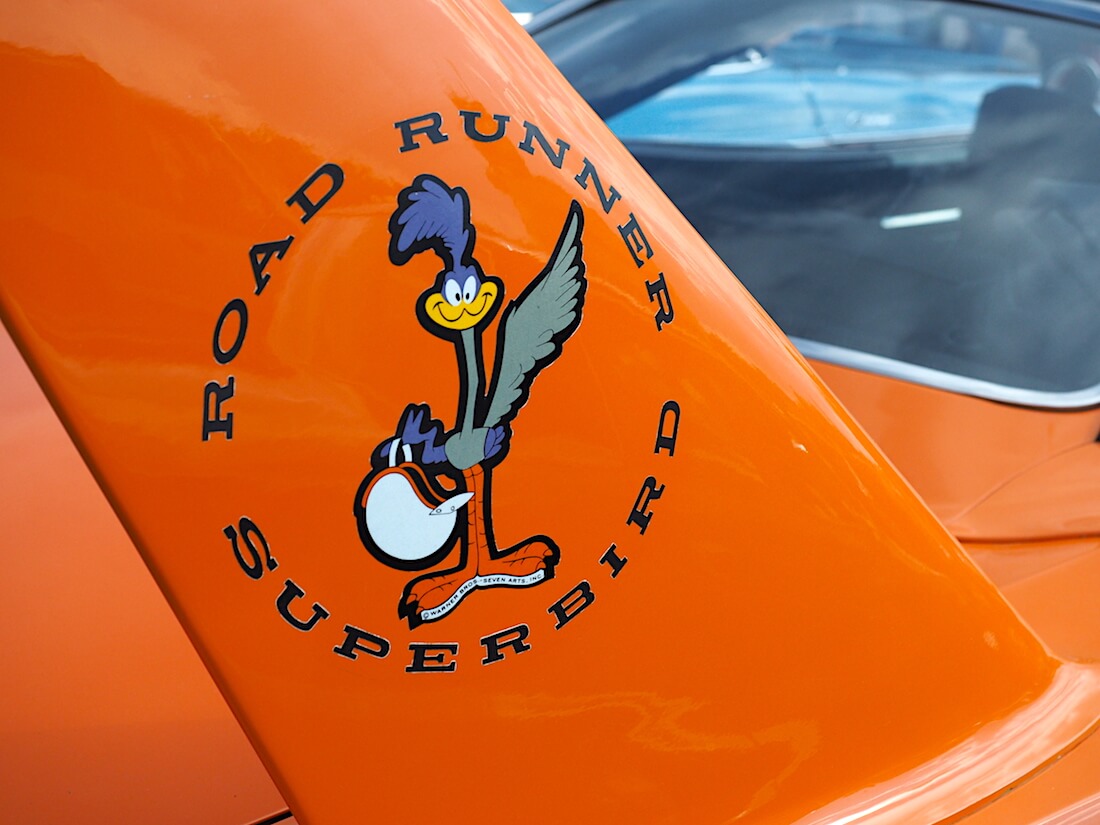 1970 Plymouth Road Runner Superbird logo. Tekijä: Kai Lappalainen, lisenssi: CC-BY-40.