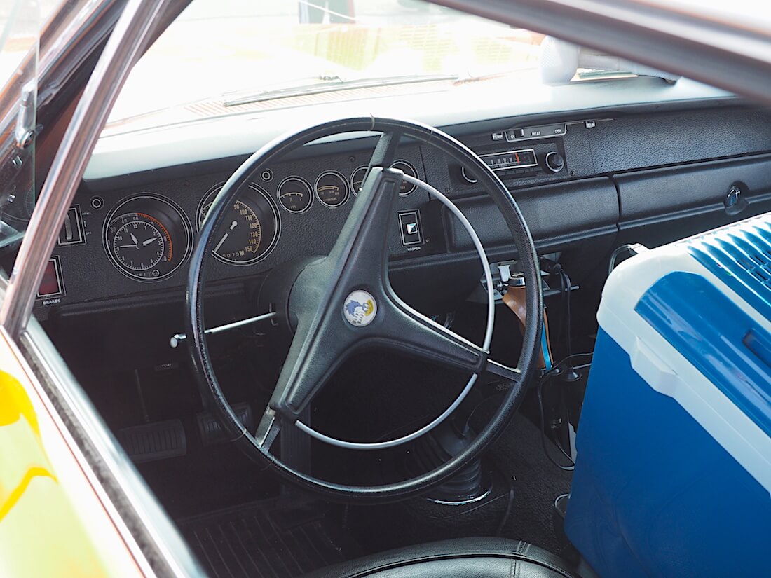 1970 Plymouth Road Runner Superbird kojelauta. Tekijä: Kai Lappalainen, lisenssi: CC-BY-40.