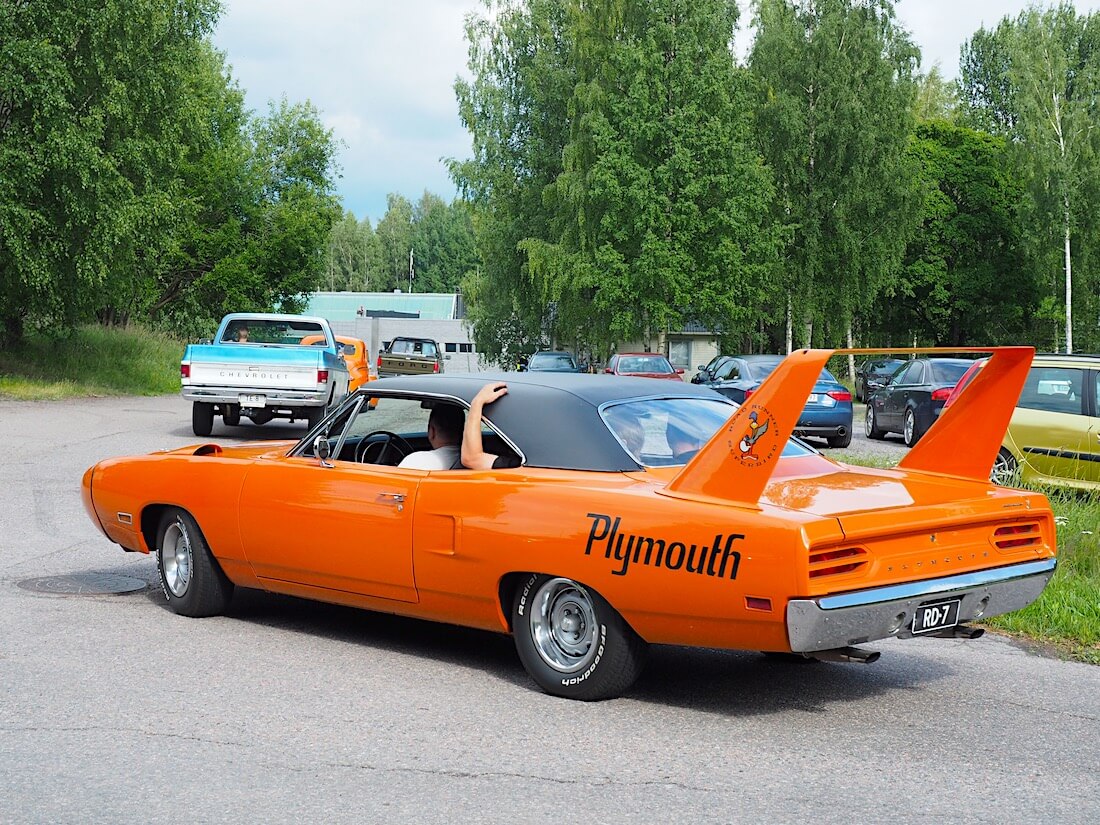 1970 Plymouth Road Runner Superbird. Tekijä: Kai Lappalainen, lisenssi: CC-BY-40.