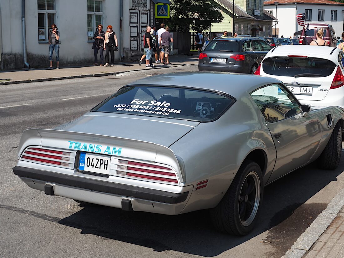 1974 Pontiac Firebird Trans Am. Tekijä: Kai Lappalainen, lisenssi: CC-BY-40.