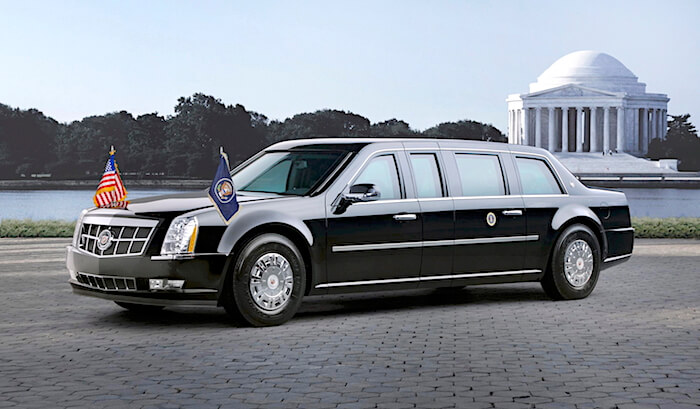 2009 Cadillac Presidential Limousine Cadilla One. Kuva: GM Media, lisenssi: CC-BY-NC-30