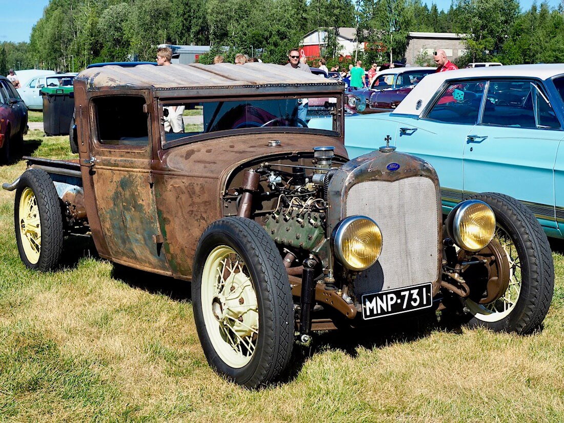 1928 Ford Model A ratrod rottarodi. Kuvan tekijä: Kai Lappalainen. Lisenssi: CC-BY-40.