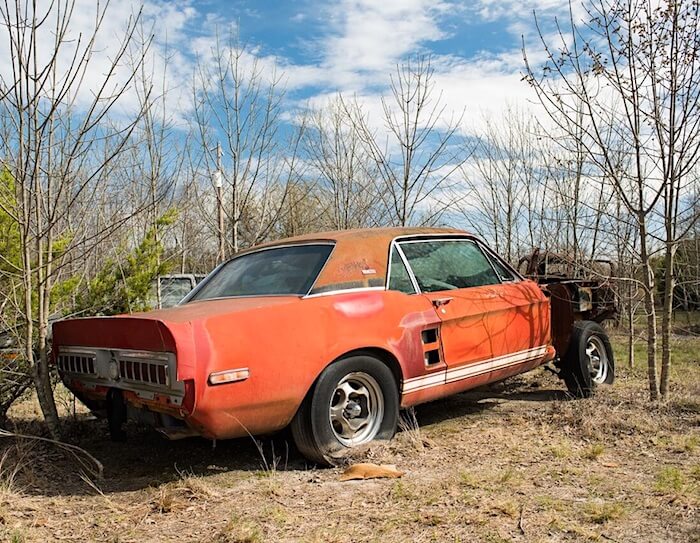 1967 Shelby GT500 EXP hardtop coupe Little red. Kuva ja copyright: Barrett-Jackson press release.