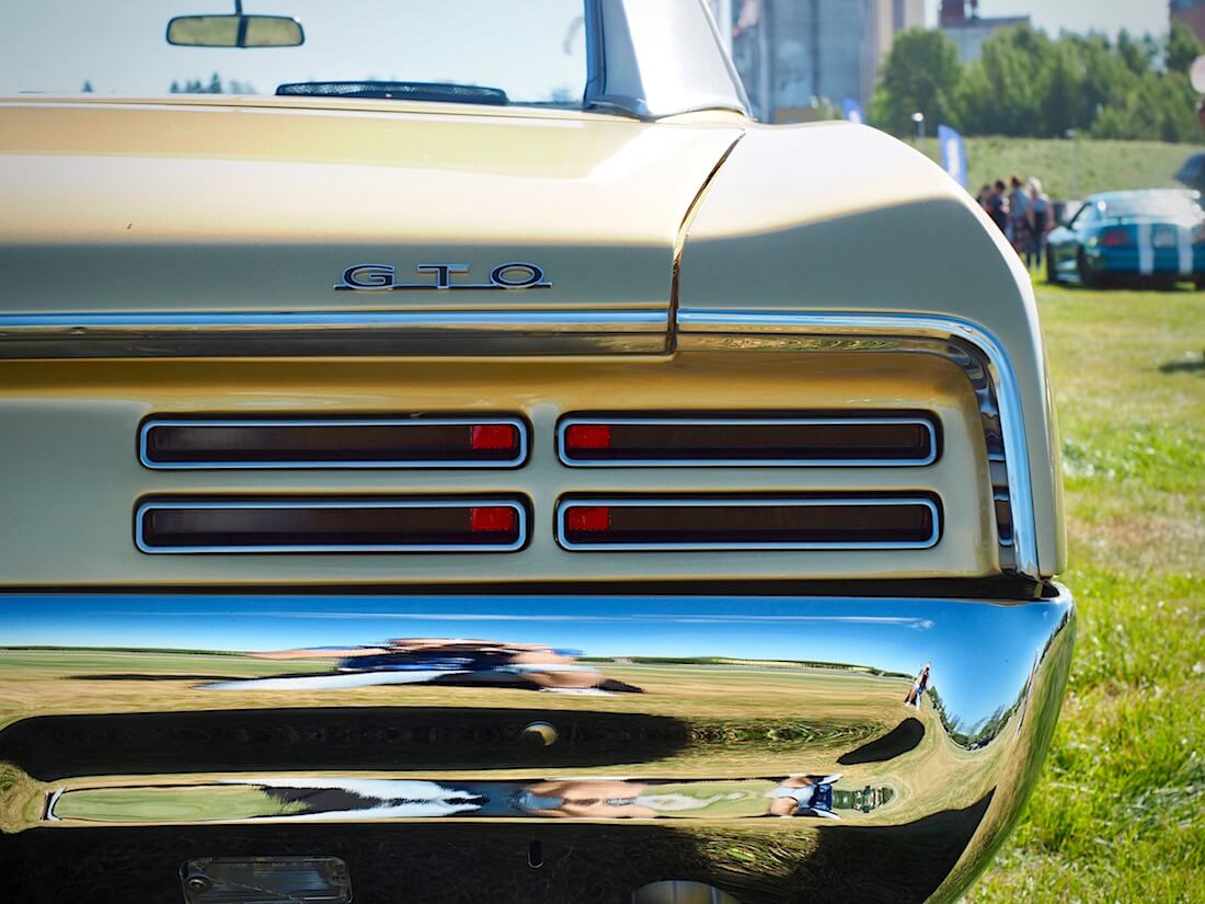 1967 Pontiac GTO takavalo. Kuvan tekijä: Kai Lappalainen. Lisenssi: CC-BY-40.