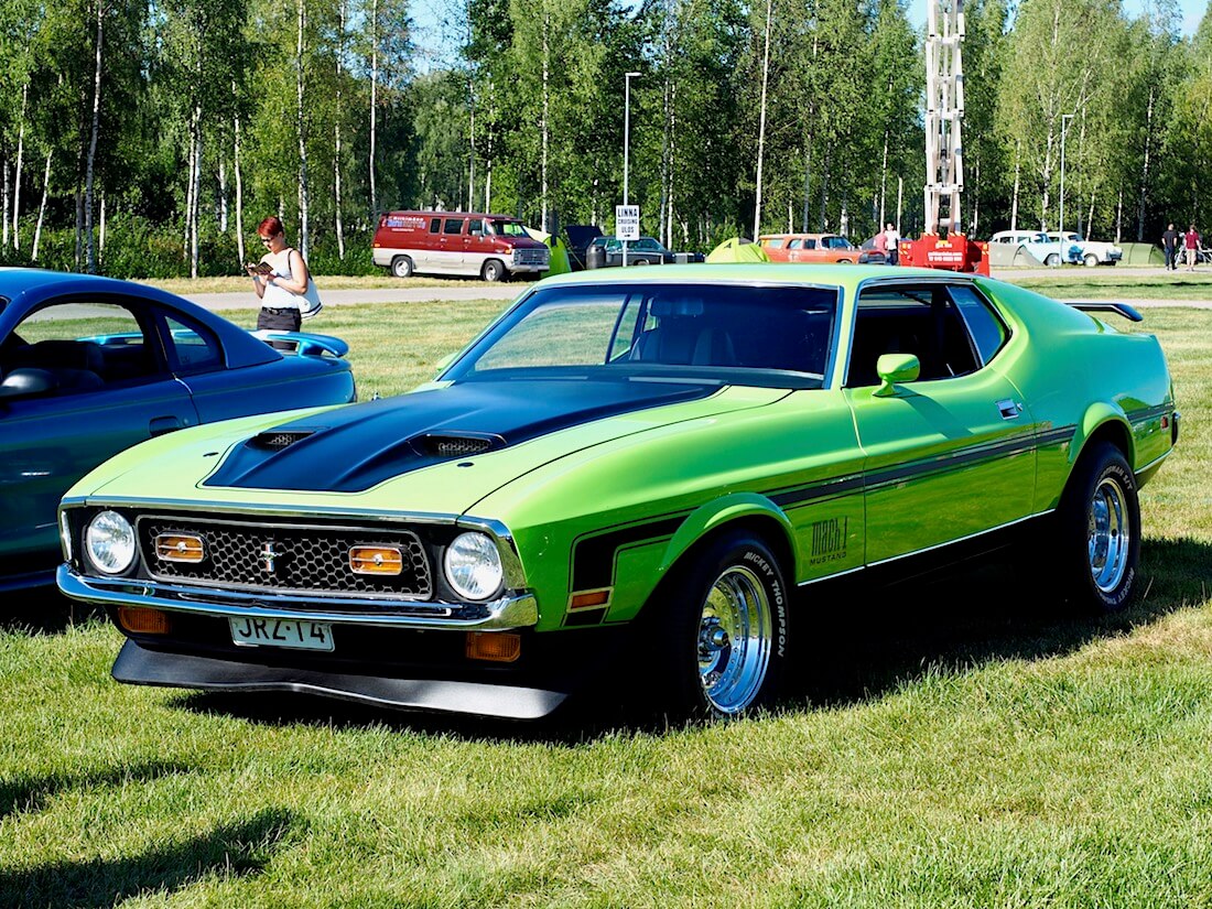 1971 Ford Mustang Mach 1 Sportsroof. Kuvan tekijä: Kai Lappalainen. Lisenssi: CC-BY-40.