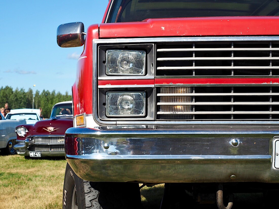 1978 Chevrolet Blazer K5 400cid keula. Kuvan tekijä: Kai Lappalainen. Lisenssi: CC-BY-40.