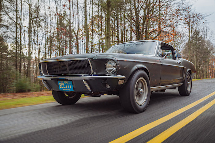 Steve McQueenin 1968 Ford Mustang Bullitt. Kuvan copyright: Ford Motor Company.