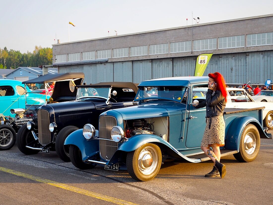 1932 Ford B Pickup Rodi 232cid V8. Tekijä: Kai Lappalainen. Lisenssi: CC-BY-40.