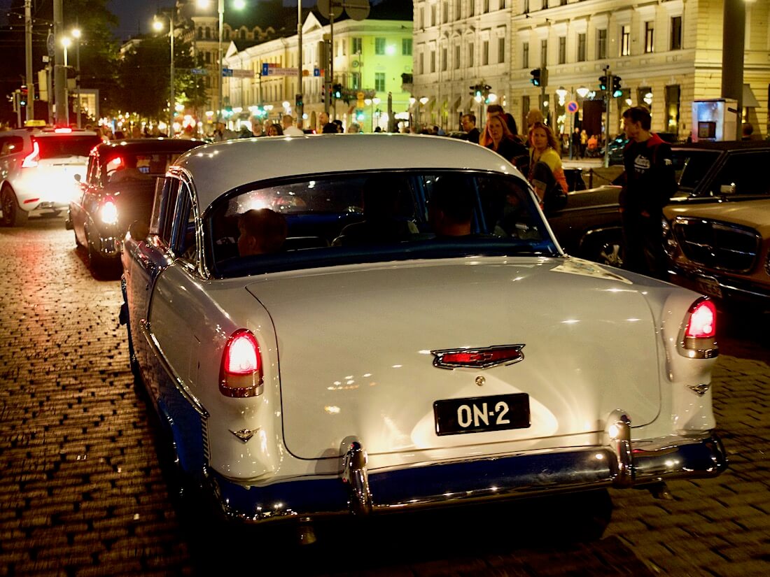 1955 Chevrolet 210 Two-Ten 350cid V8. Tekijä: Kai Lappalainen. Lisenssi: CC-BY-40.