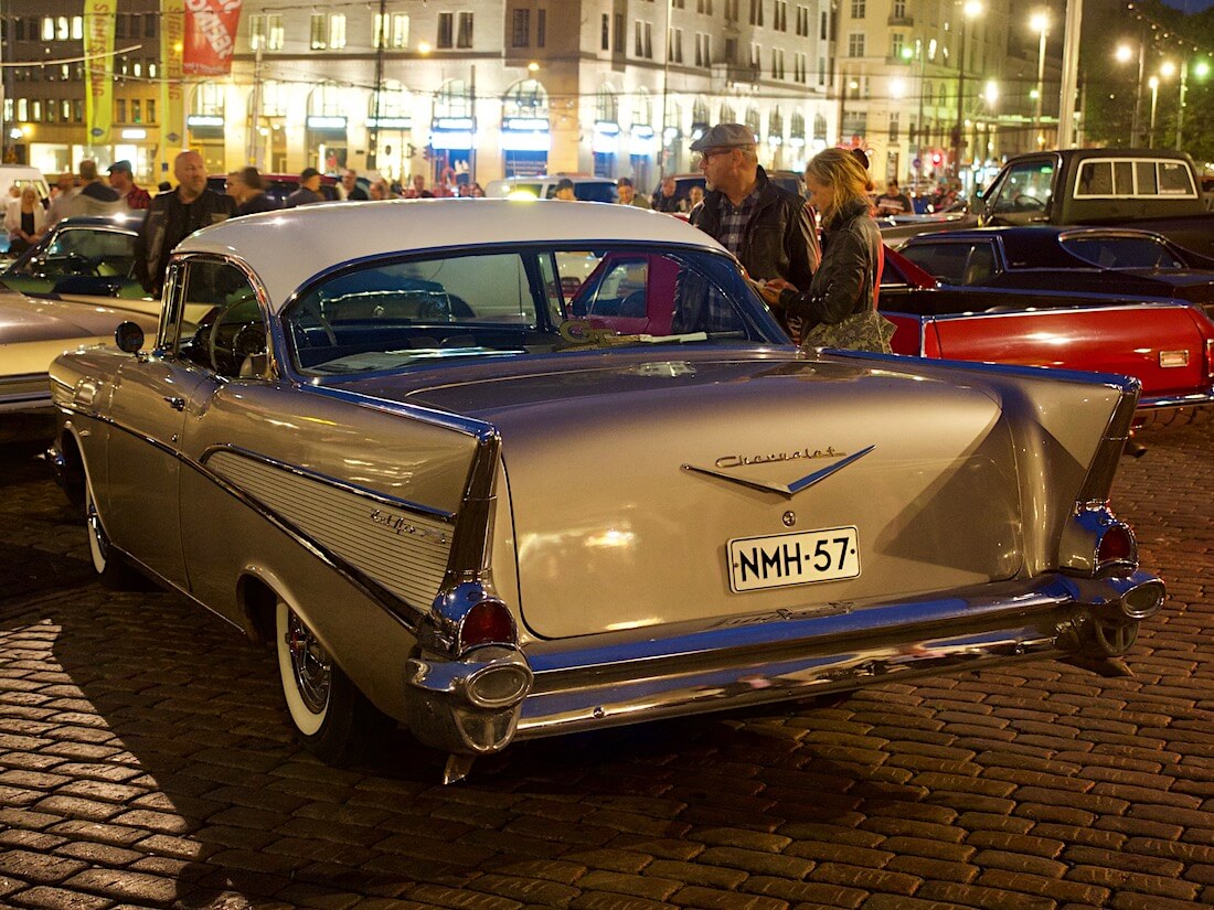 1957 Chevrolet Bel Air 2d hardtop 283cid V8. Tekijä: Kai Lappalainen. Lisenssi: CC-BY-40.