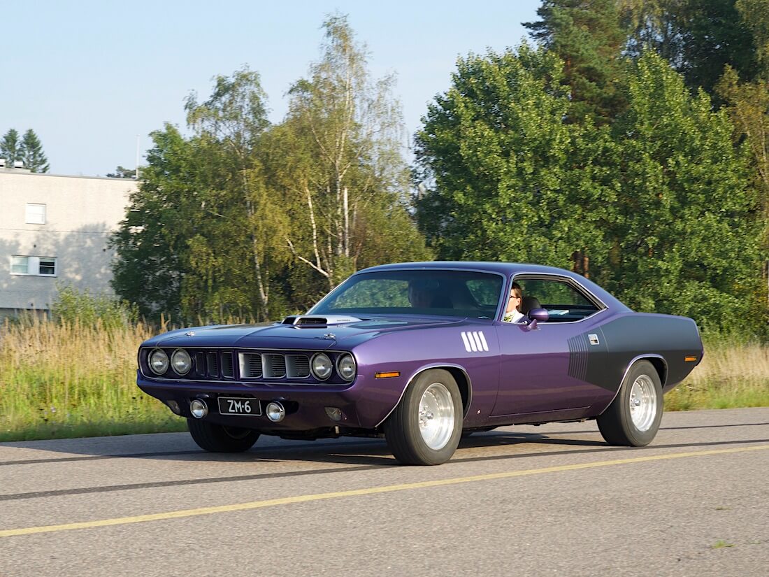 1971 Plymouth 'Cuda HT 426cid Hemi. Tekijä: Kai Lappalainen. Lisenssi: CC-BY-40.