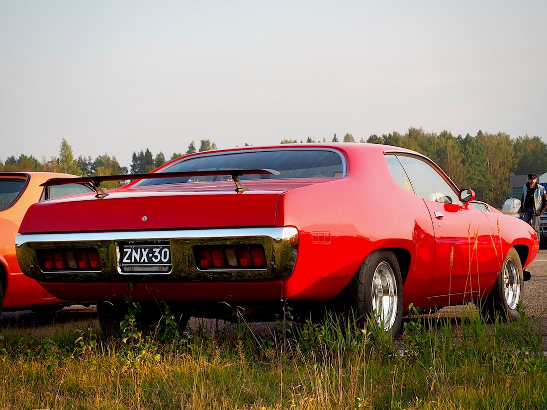 1971 Plymouth Statellite Sebring Plus 425cid HEMI takaa. Tekijä: Kai Lappalainen. Lisenssi: CC-BY-40.