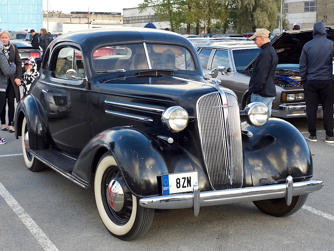 1936 Chevrolet Master Business Coupe Tallinnassa. Tekijä: Kai Lappalainen. Lisenssi: CC-BY-40.