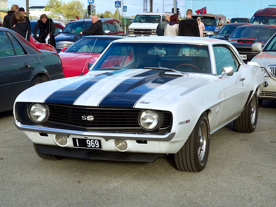 1969 Chevrolet Camaro Super Sport 350cid museoauto. Tekijä: Kai Lappalainen. Lisenssi: CC-BY-40.