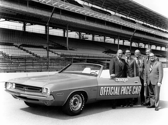 1971 Dodge Challenger Pace Car. Kuva: Fiat Chrysler Automobiles.