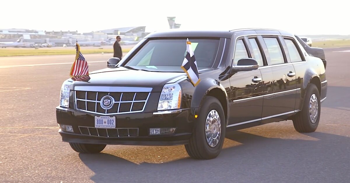 Cadillac One Helsingissä 2018. Kuva: The White House, lisenssi: Public Domain.