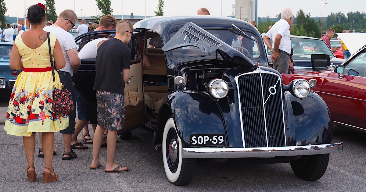 1938 Volvo PV51 Tekijä: Kai Lappalainen. Lisenssi: CC-BY-40.