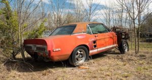 1967 Shelby GT500 EXP hardtop coupe Little red. Kuva ja copyright: Barrett-Jackson press release.