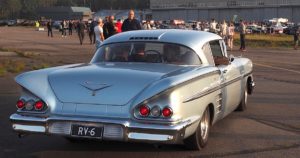 1958 Chevrolet Impala Sport Coupe 283cid V8. Tekijä: Kai Lappalainen. Lisenssi: CC-BY-40.