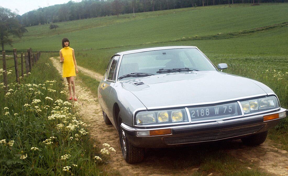 1970 Citroën SM mainoskuva. Kuva ja copyright: Citroën Communications.